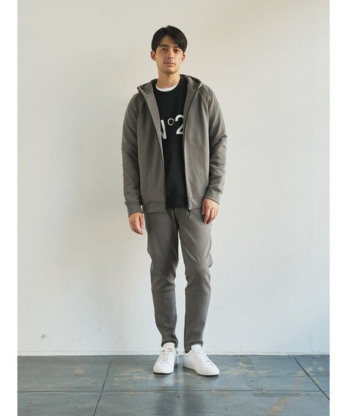 TRANSITION(トランジション)の「【TRANSITION】カルゼダンボールジョガーパンツ(スウェットパンツ・メンズ・ライトベージュ/グレー系1/ブラック・3/2/1)」の1枚目の写真
