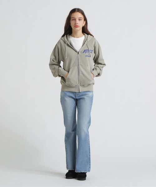 AVIREX(アヴィレックス)の「《直営店限定》DENIM FLARE PANTS/デニムフレアーパンツ(デニムパンツ・レディース・ブラック/ブルー系その他・S/M/L)」の7枚目の写真
