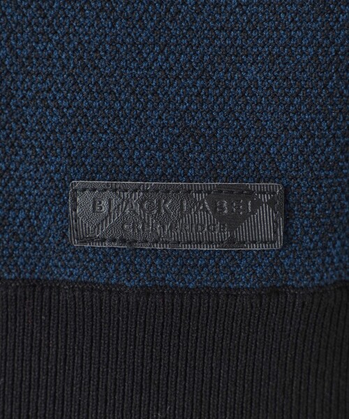 BLACK LABEL CRESTBRIDGE(ブラックレーベル・クレストブリッジ)の「パッチワーククレストブリッジチェックニット(ニット/セーター・メンズ・ベージュ系その他3/ブラック・L/M/XL)」の6枚目の写真