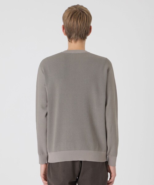 BLACK LABEL CRESTBRIDGE(ブラックレーベル・クレストブリッジ)の「パッチワーククレストブリッジチェックニット(ニット/セーター・メンズ・ベージュ系その他3/ブラック・L/M/XL)」の10枚目の写真