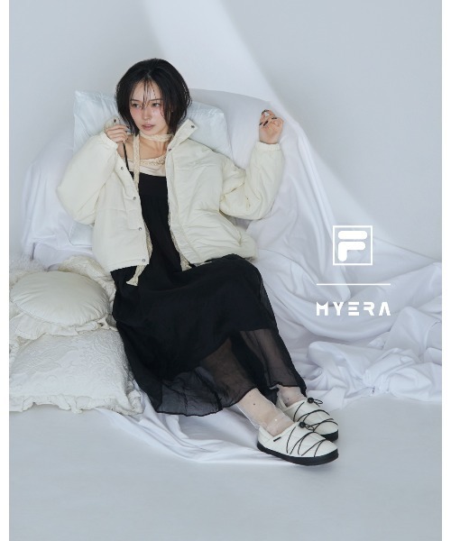 FILA（フィラ）の「PUFFER MALLOW（スニーカー・レディース・ホワイト×ブラック・23.0cm/24.0cm/25.0cm/26.0cm/27.0cm/28.0cm）」の9枚目の写真