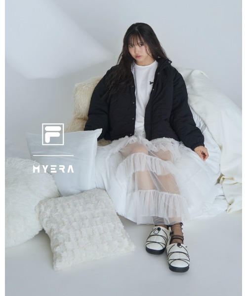 FILA（フィラ）の「PUFFER MALLOW（スニーカー・レディース・ホワイト×ブラック・23.0cm/24.0cm/25.0cm/26.0cm/27.0cm/28.0cm）」の10枚目の写真