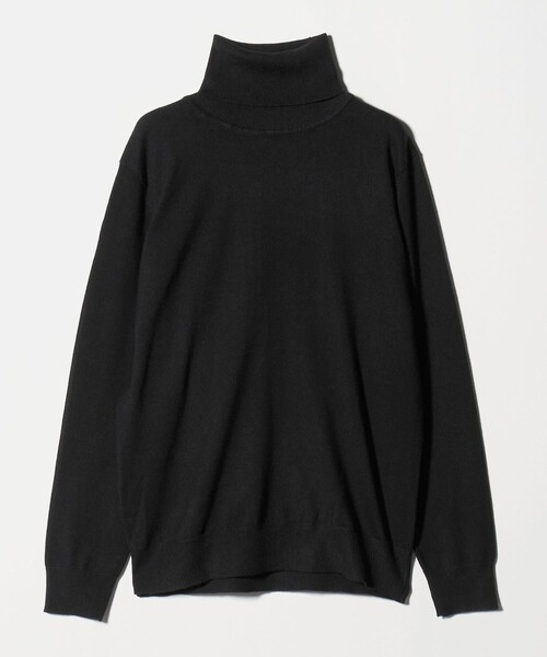 美品✨UNITED ARROWS 黒 タートルネック ニット Ｌサイズ タートルネック ニット＜A DAY IN THE LIFE＞（ニット/セーター）｜A