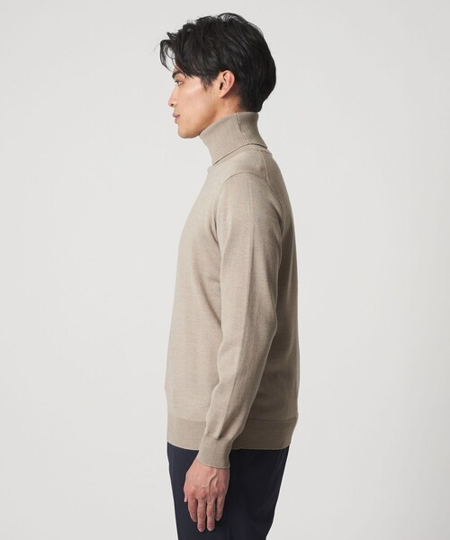 A DAY IN THE LIFE UNITED ARROWS(アデイインザライフユナイテッドアローズ)の「タートルネック ニット<A DAY IN THE LIFE>(ニット/セーター・メンズ・グレー系/ベージュ/ダークブラウン/ブラック・M/XL/L/S)」の9枚目の写真