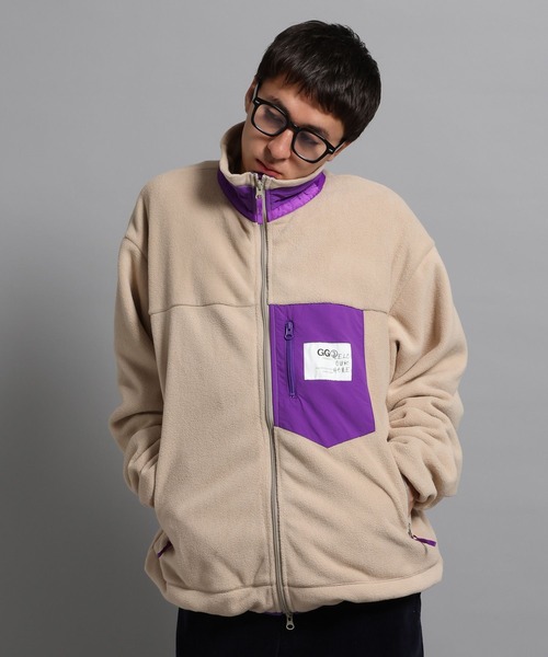 GEORGE'S(ジョージズ)の「フリースマウンテンブルゾン(ブルゾン・メンズ・アイボリー/ブラック・MEDIUM/LARGE)」の7枚目の写真