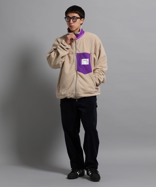 GEORGE'S(ジョージズ)の「フリースマウンテンブルゾン(ブルゾン・メンズ・アイボリー/ブラック・MEDIUM/LARGE)」の4枚目の写真