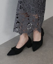 BLUEEAST | フリルスエードパンプス(パンプス)