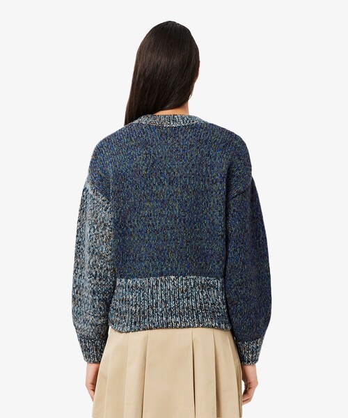 LACOSTE(ラコステ)の「ハイネックミックスカラークレイジーパターン ウールニットセーター(ニット/セーター・レディース・マルチ・36/38)」の6枚目の写真