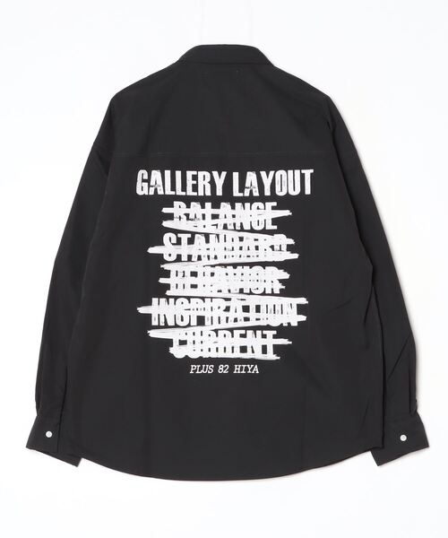 casane(カサネ)の「CASANE(カサネ)Create message shirt(シャツ/ブラウス・レディース・ブラック/ホワイト・F)」の3枚目の写真