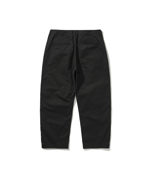 HISHANDER（ヒズハンダー）の「[O.F.C] OFFICER WIDE CHINO PANTS [Black]（その他パンツ・メンズ・その他・3/1）」の2枚目の写真