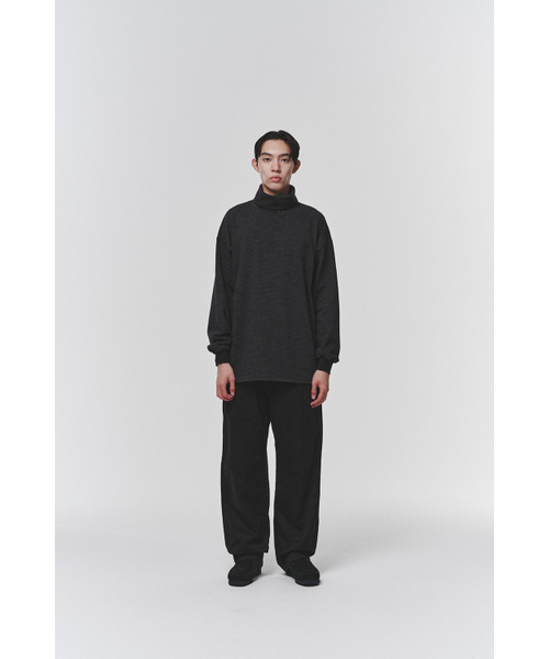 HISHANDER（ヒズハンダー）の「[O.F.C] OFFICER WIDE CHINO PANTS [Black]（その他パンツ・メンズ・その他・3/1）」の4枚目の写真
