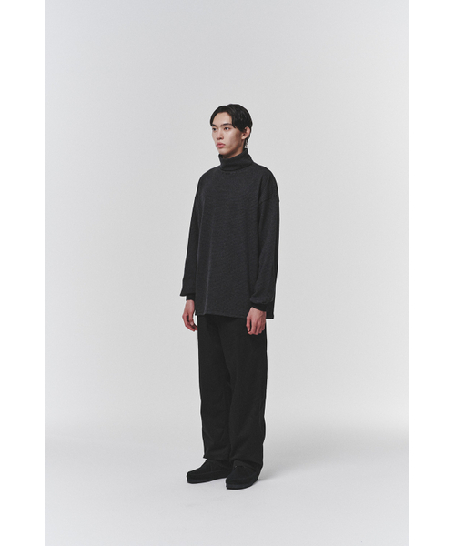 HISHANDER（ヒズハンダー）の「[O.F.C] OFFICER WIDE CHINO PANTS [Black]（その他パンツ・メンズ・その他・3/1）」の5枚目の写真