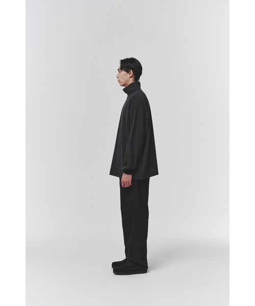 HISHANDER（ヒズハンダー）の「[O.F.C] OFFICER WIDE CHINO PANTS [Black]（その他パンツ・メンズ・その他・3/1）」の6枚目の写真