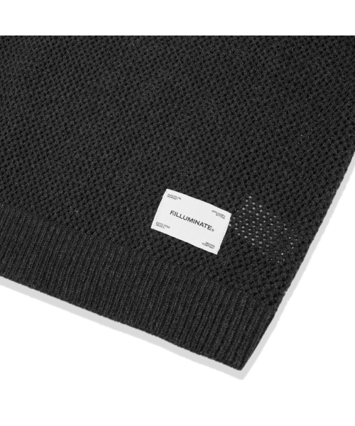 F.ILLUMINATE(フィルミネイト)の「シンボルメッシュフードニット-チャコール(ニット/セーター・レディース・その他・SMALL/MEDIUM/LARGE)」の10枚目の写真