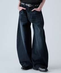 VELNUS（ベルナス）の「【VELNUS】【12oz】Vintage Design Curved Wide Denim Pants/ヴィンテージデザイン カーブワイドデニムパンツ（デニムパンツ）」