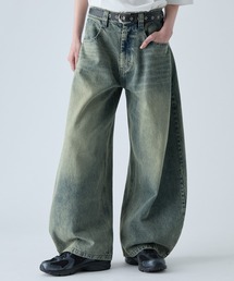 VELNUS（ベルナス）の「【VELNUS】【12oz】Vintage Design Curved Wide Denim Pants/ヴィンテージデザイン カーブワイドデニムパンツ（デニムパンツ）」