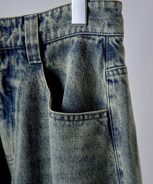 VELNUS(ベルナス)の「【VELNUS】【12oz】Vintage Design Curved Wide Denim Pants/ヴィンテージデザイン カーブワイドデニムパンツ(デニムパンツ・メンズ・ブラック/グレー/ブルー・M/S/L)」の11枚目の写真