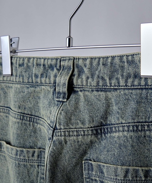 VELNUS(ベルナス)の「【VELNUS】【12oz】Vintage Design Curved Wide Denim Pants/ヴィンテージデザイン カーブワイドデニムパンツ(デニムパンツ・メンズ・ブラック/グレー/ブルー・M/S/L)」の12枚目の写真