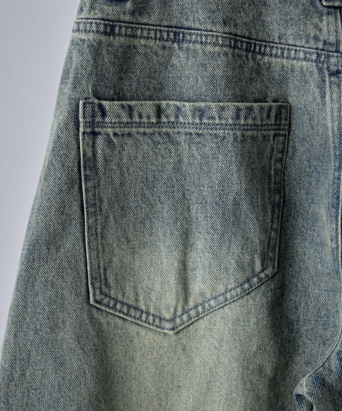 VELNUS(ベルナス)の「【VELNUS】【12oz】Vintage Design Curved Wide Denim Pants/ヴィンテージデザイン カーブワイドデニムパンツ(デニムパンツ・メンズ・ブラック/グレー/ブルー・M/S/L)」の13枚目の写真
