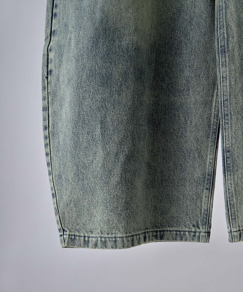 VELNUS(ベルナス)の「【VELNUS】【12oz】Vintage Design Curved Wide Denim Pants/ヴィンテージデザイン カーブワイドデニムパンツ(デニムパンツ・メンズ・ブラック/グレー/ブルー・M/S/L)」の14枚目の写真