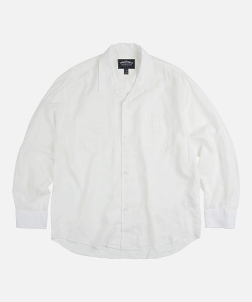 FRIZMWORKS(フリズムワークス)の「TENCEL LINEN OPEN COLLAR SHIRT _ IVORY(シャツ/ブラウス・メンズ・その他・SMALL/MEDIUM/LARGE/X-LARGE)」の1枚目の写真