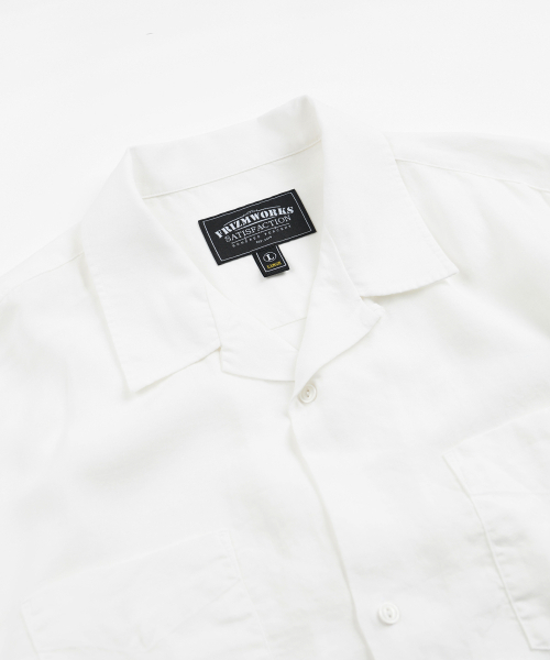 FRIZMWORKS(フリズムワークス)の「TENCEL LINEN OPEN COLLAR SHIRT _ IVORY(シャツ/ブラウス・メンズ・その他・SMALL/MEDIUM/LARGE/X-LARGE)」の3枚目の写真