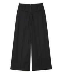 MILLO WOMEN（ミロウーマン）の「ジッパーワイドトラウザー [ブラック]（スラックス）」