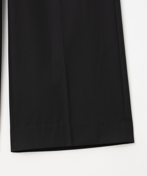 MILLO WOMEN（ミロウーマン）の「ジッパーワイドトラウザー [ブラック]（スラックス・レディース・その他・SMALL/MEDIUM）」の3枚目の写真