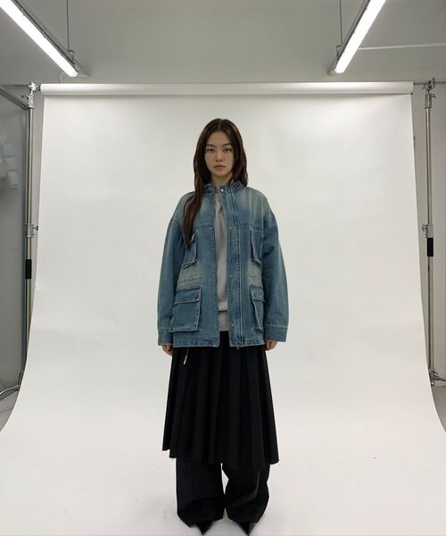 MILLO WOMEN（ミロウーマン）の「ジッパーワイドトラウザー [ブラック]（スラックス・レディース・その他・SMALL/MEDIUM）」の12枚目の写真