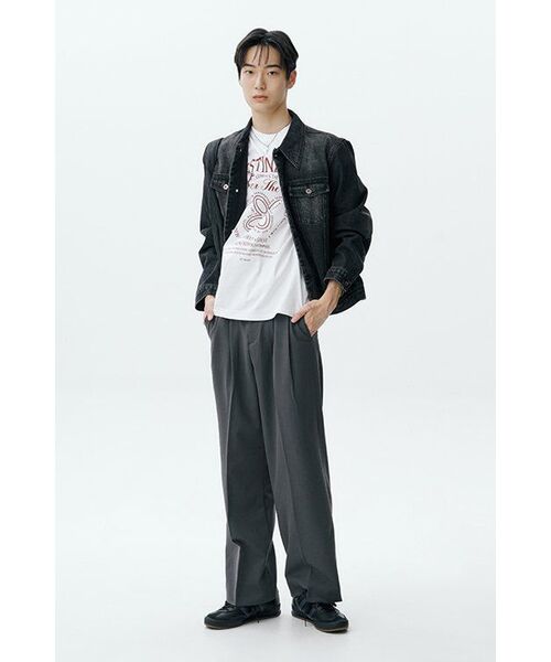 TRIP LE SENS（トリップ ル センス）の「ライトツーピンタックワイドスラックス_ピュアグレー（スラックス・レディース・その他・SMALL/MEDIUM/LARGE）」の21枚目の写真