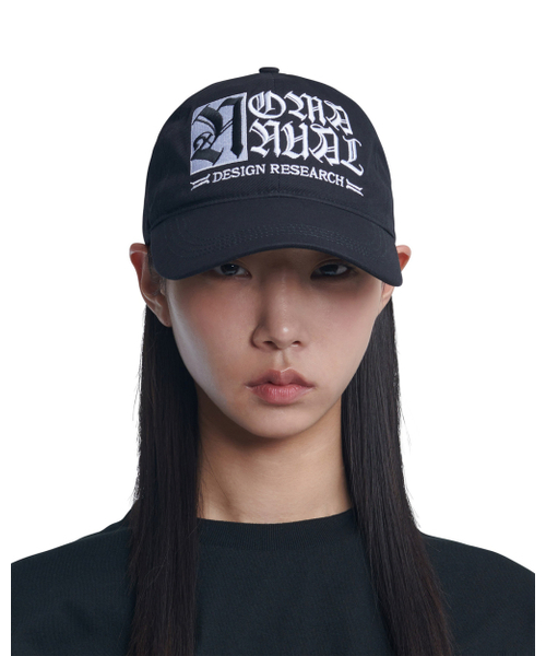 NOMANUAL（NOMANUAL）の「DROP C.T BALL CAP - BLACK（キャップ・レディース・その他・FREE）」の6枚目の写真