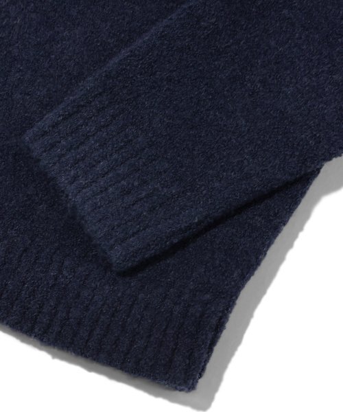 TRILLION(トリリオン)の「ウールブークルカラーガーディガンニット (CURRENT NAVY)(カーディガン/ボレロ・レディース・その他・MEDIUM/LARGE/X-LARGE)」の9枚目の写真