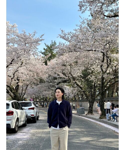 TRILLION(トリリオン)の「ウールブークルカラーガーディガンニット (CURRENT NAVY)(カーディガン/ボレロ・レディース・その他・MEDIUM/LARGE/X-LARGE)」の11枚目の写真