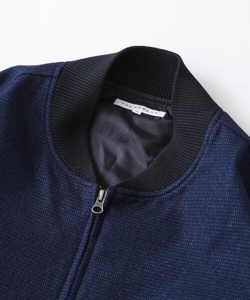THE SHOP TK （ザ ショップ ティーケー ）の「【1ランク上の大人カジュアルに】異素材コンビ リブブルゾン（ブルゾン・メンズ・ネイビー/ブラック・02/03/04）」の10枚目の写真