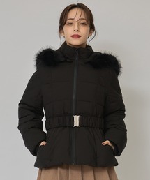 REDYAZEL | ベルトデザインキルティングファイバーダウンジャケット(ダウンジャケット/コート)