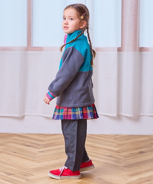 Life Support Products(ライフサポートプロダクツ)の「フリースツートンハーフジップトレーナ-(その他アウター・キッズ・ピンク/チャコール/アイボリー・90/100/110/120/130/140/150)」の13枚目の写真