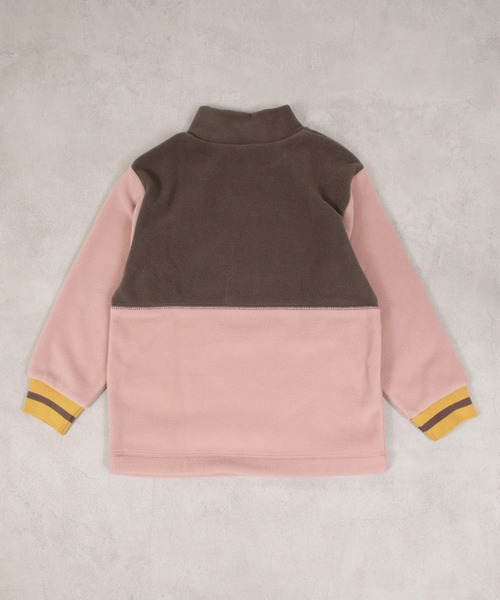 Life Support Products(ライフサポートプロダクツ)の「フリースツートンハーフジップトレーナ-(その他アウター・キッズ・ピンク/チャコール/アイボリー・90/100/110/120/130/140/150)」の22枚目の写真