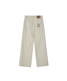 Rest&Recreation（レストアンドレクリエーション）の「LOGO CORDUROY PANTS - IVORY（その他パンツ）」