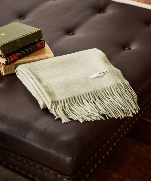 mysty woman(ミスティウーマン)の「メランジパステルストール 571637(マフラー・レディース・パープル/オレンジ/グリーン・FREE)」の2枚目の写真