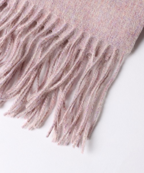 mysty woman(ミスティウーマン)の「メランジパステルストール 571637(マフラー・レディース・パープル/オレンジ/グリーン・FREE)」の10枚目の写真