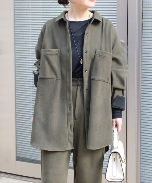 Brown&Street（ブラウンアンドストリート）の「ライトシアークルーネック（Tシャツ/カットソー・レディース・ブラック/ホワイト/コーラル・FREE）」の17枚目の写真
