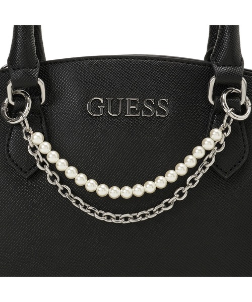 Guess（ゲス）の「JEANINE Satchel ハンドバッグ  （ショルダーバッグ・レディース・ブラック・ONE SIZE）」の4枚目の写真