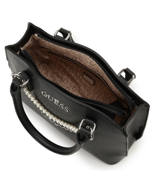 Guess（ゲス）の「JEANINE Satchel ハンドバッグ  （ショルダーバッグ・レディース・ブラック・ONE SIZE）」の6枚目の写真