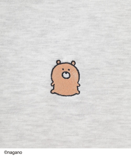 Honeys（ハニーズ）の「【ちいかわ・ちいかわ】ちいかわ／ゆるトレーナー（スウェット・レディース・グリーン/ベージュ/スミクロ/杢グレー・M/SS/S/LL/L）」の11枚目の写真