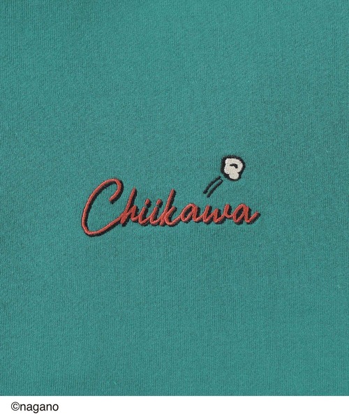 Honeys（ハニーズ）の「【ちいかわ・ちいかわ】ちいかわ／ゆるトレーナー（スウェット・レディース・グリーン/ベージュ/スミクロ/杢グレー・M/SS/S/LL/L）」の17枚目の写真