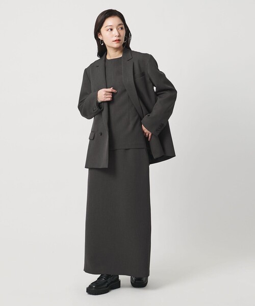 MARW UNITED ARROWS（マルゥ ユナイテッドアローズ）の「＜MARW UNITED ARROWS＞ペプラム ノースリーブ ブラウス（シャツ/ブラウス・レディース・ネイビー/ダークグレー/ナチュラル・FREE）」の6枚目の写真