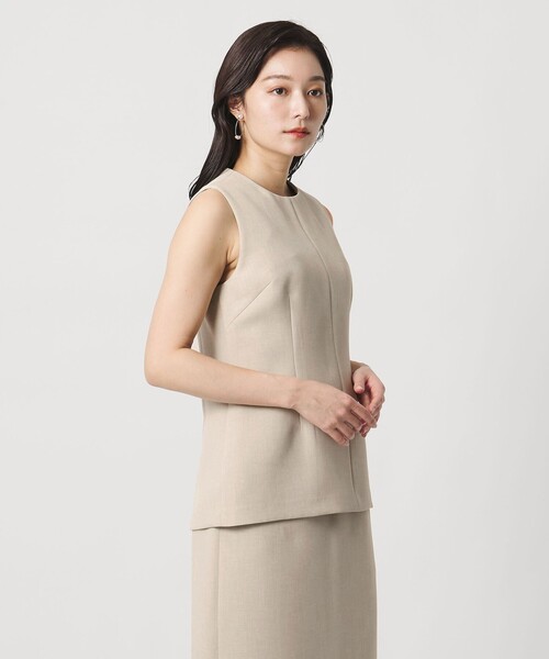 MARW UNITED ARROWS（マルゥ ユナイテッドアローズ）の「＜MARW UNITED ARROWS＞ペプラム ノースリーブ ブラウス（シャツ/ブラウス・レディース・ネイビー/ダークグレー/ナチュラル・FREE）」の7枚目の写真