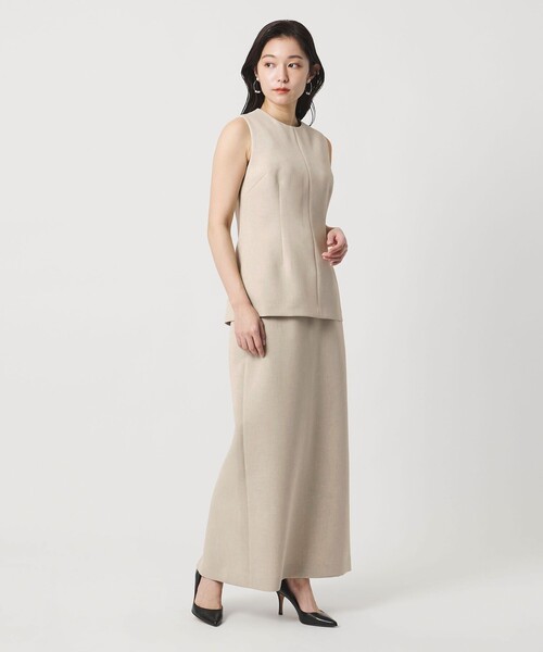 MARW UNITED ARROWS（マルゥ ユナイテッドアローズ）の「＜MARW UNITED ARROWS＞ペプラム ノースリーブ ブラウス（シャツ/ブラウス・レディース・ネイビー/ダークグレー/ナチュラル・FREE）」の9枚目の写真