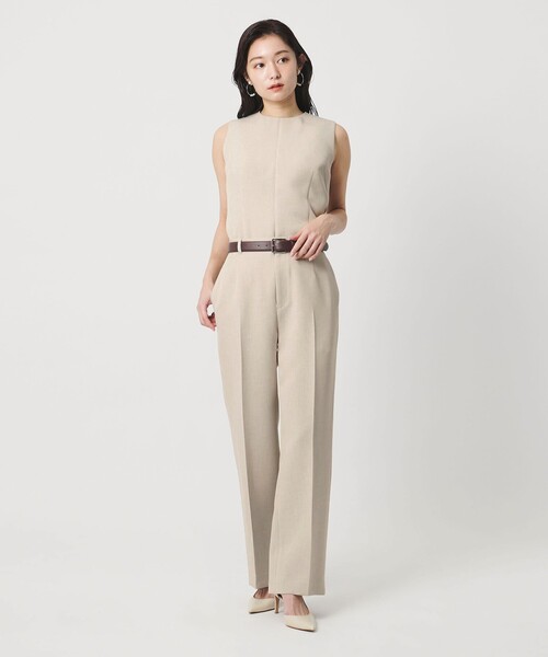 MARW UNITED ARROWS（マルゥ ユナイテッドアローズ）の「＜MARW UNITED ARROWS＞ペプラム ノースリーブ ブラウス（シャツ/ブラウス・レディース・ネイビー/ダークグレー/ナチュラル・FREE）」の10枚目の写真