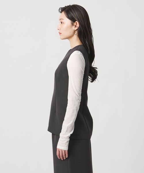 MARW UNITED ARROWS（マルゥ ユナイテッドアローズ）の「＜MARW UNITED ARROWS＞ペプラム ノースリーブ ブラウス（シャツ/ブラウス・レディース・ネイビー/ダークグレー/ナチュラル・FREE）」の15枚目の写真